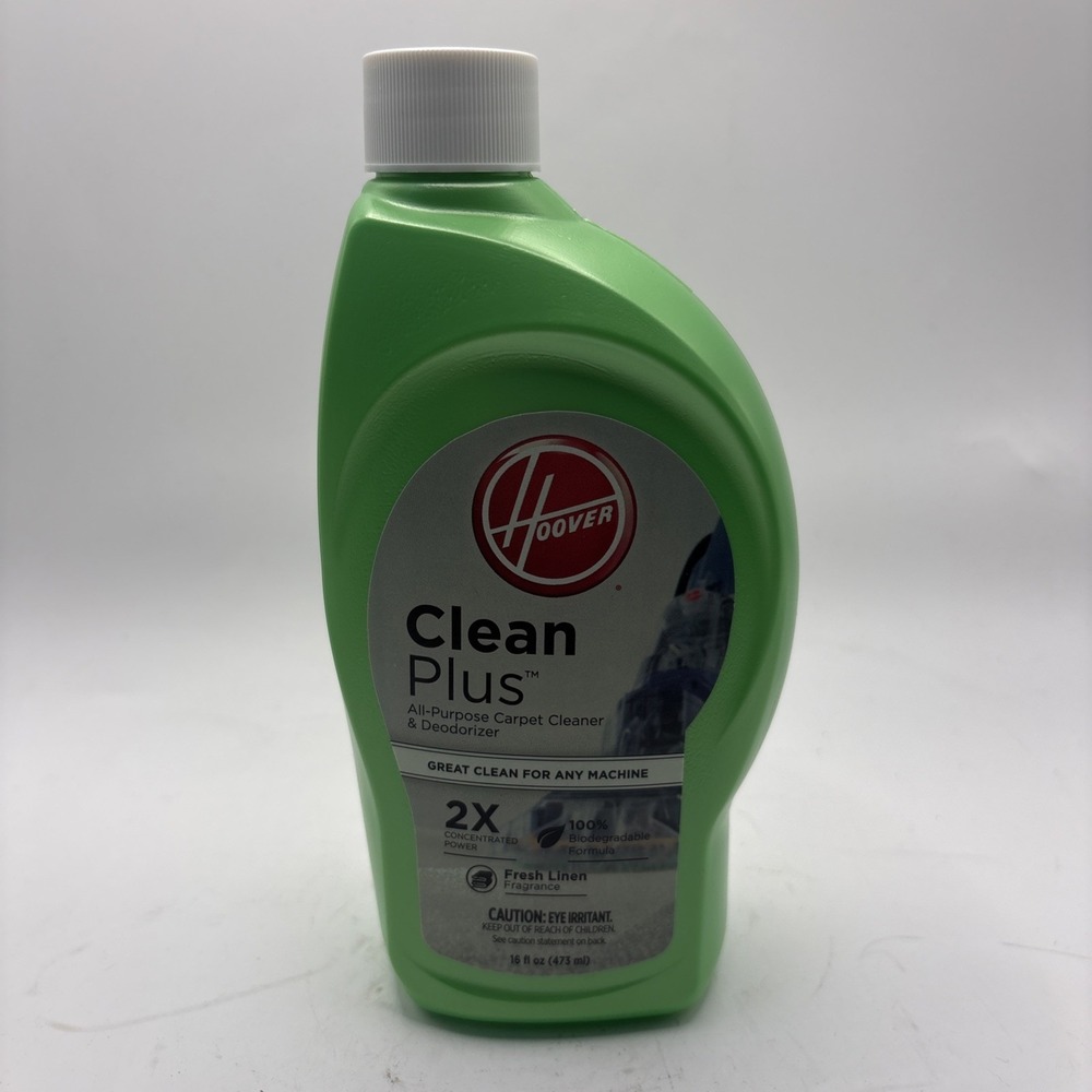 Hoover Clean Plus All Purpose Carpet Cleaner 16 Fl Oz Fresh Linen Sealed NEW